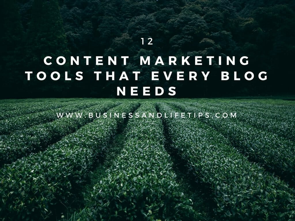 Content Marketing Tools for every blog