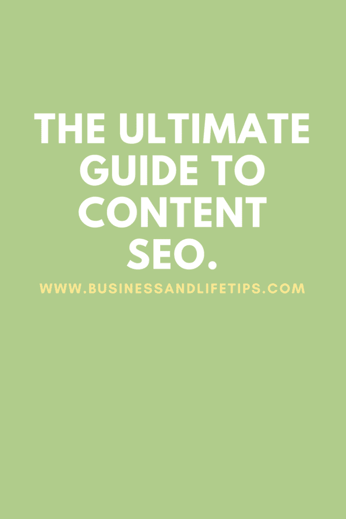 Guide to Content SEO