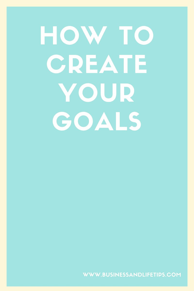 How to create goals
