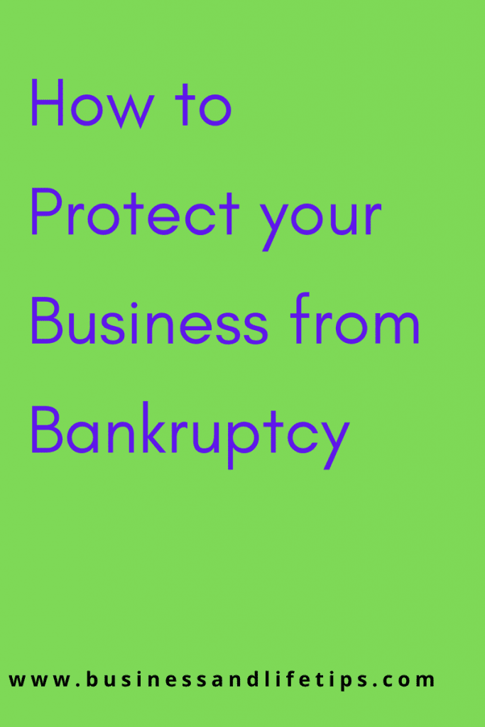 How to protect your business from bankruptcy